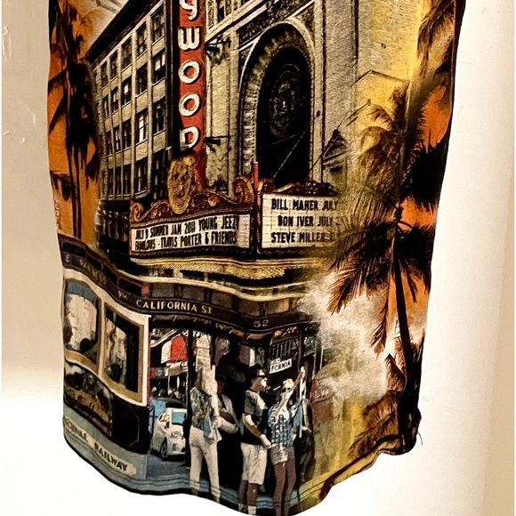 NWOT Unique HOLLYWOOD Wearable Art Retro WIGGLE Pencil SKIRT Size Small - Picture 7 of 9